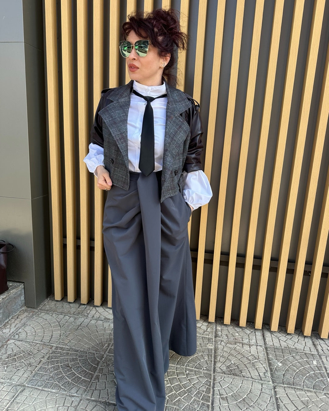 Didro Asymmetric Draped Skirt