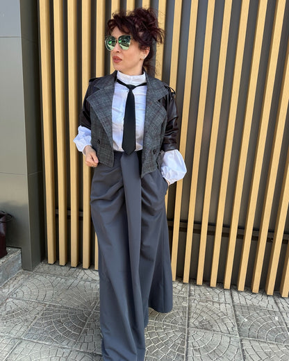 Didro Asymmetric Draped Skirt